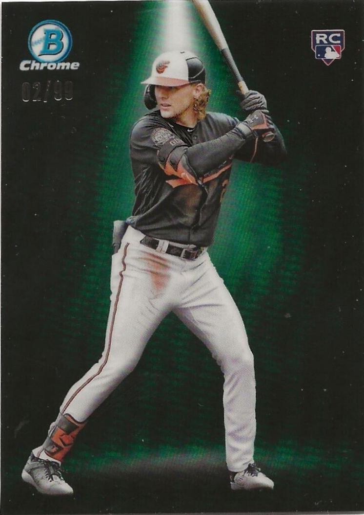 Gunnar Henderson [Green] #BS-5 Baseball Cards 2023 Bowman Spotlights