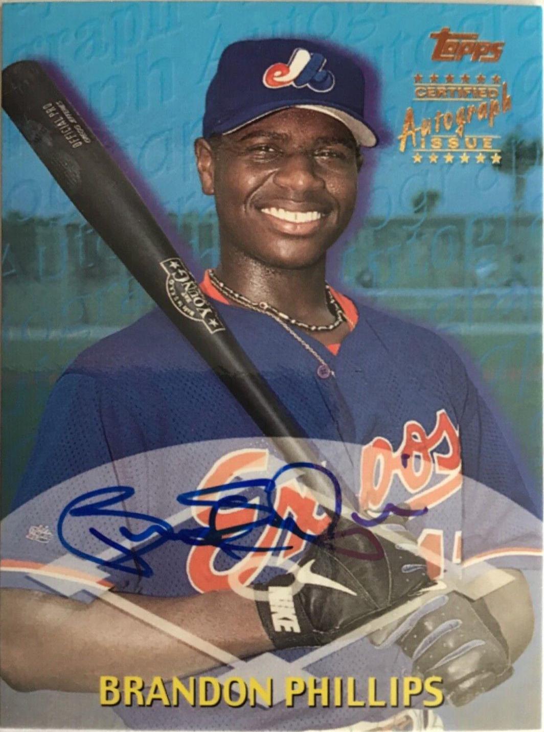 Brandon Phillips [Certified Autograph] #TTA3 Baseball Cards 2000 Topps Traded