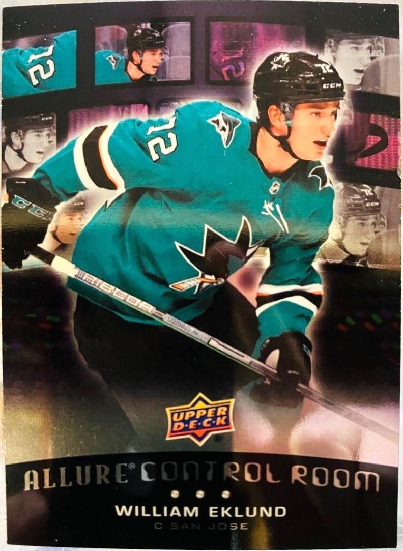 William Eklund #CR-18 Hockey Cards 2021 Upper Deck Allure Control Room