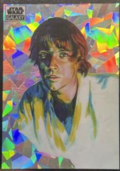 Luke Skywalker [Atomic Refractor] #1 Star Wars 2022 Topps Galaxy Chrome