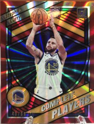 Stephen Curry [Red Laser] #6 Basketball Cards 2020 Donruss Complete Players