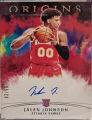 Jalen Johnson [Red] #RA-JAL Basketball Cards 2021 Panini Origins Rookie Autographs Prices