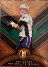 Tom Brady [Emerald] #37 Football Cards 2019 Panini Gold Standard