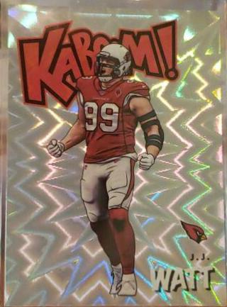 JJ store Watt 2021 Panini XR Football RED COLOR MATCH Parallel 00/99 PROOF CARD!!