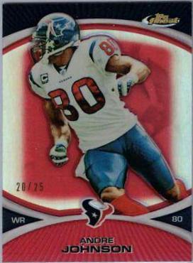 Andre Johnson [Red Refractor] #30 Football Cards 2010 Topps Finest