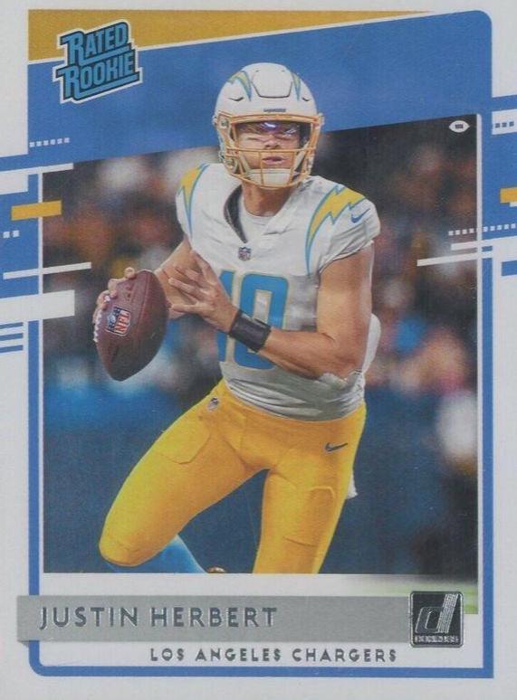 Justin Herbert RC Rookie SP 79/199 Los Angeles store Chargers