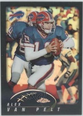 Alex Van Pelt [Black Refractor] #6 Football Cards 2002 Topps Chrome