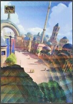 Theed Street  [Wave Refractor] #AN-6 Star Wars 2024 Topps Chrome Galaxy Art of Naboo