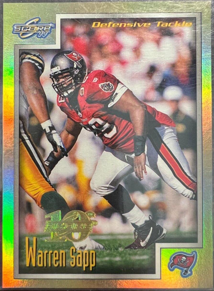 Warren Sapp #21 Football Cards 1999 Panini Score