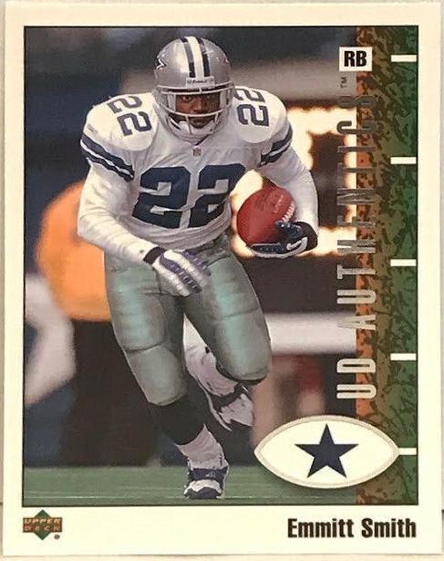 Emmitt Smith #21 Football Cards 2002 Upper Deck Authentics