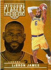 LeBron James [Orange] #6 Basketball Cards 2021 Panini Illusions Intriguing Players Prices