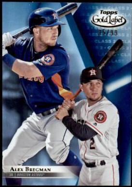 Alex Bregman [Class 2 Blue] #49 Baseball Cards 2018 Topps Gold Label