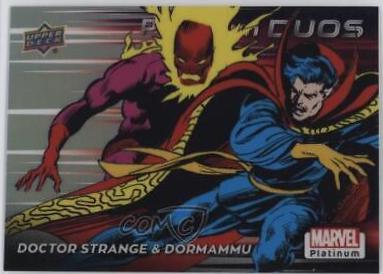 Doctor Strange / Dormammu [Rainbow] #PD2 Marvel 2023 Upper Deck Platinum Duos