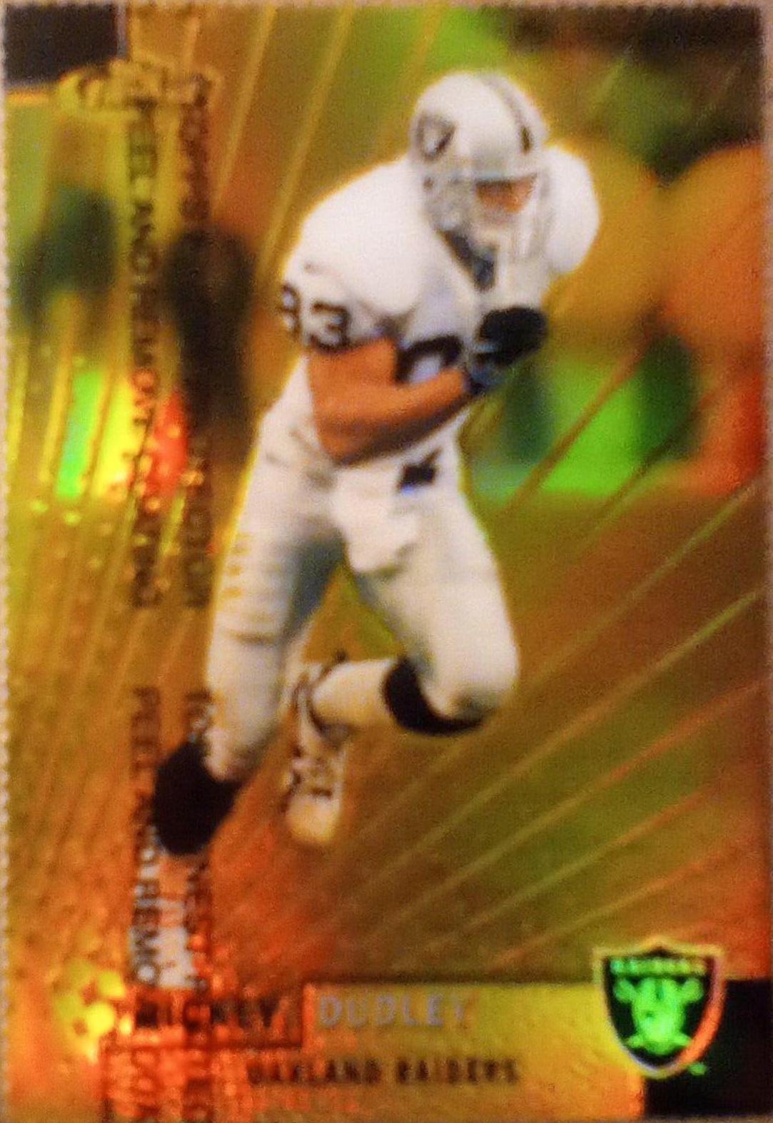 Rickey Dudley [Gold Refractor] #6 Football Cards 1999 Topps Finest