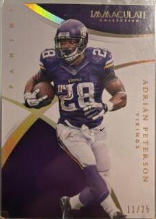 Adrian Peterson [Gold] #58 Football Cards 2015 Panini Immaculate