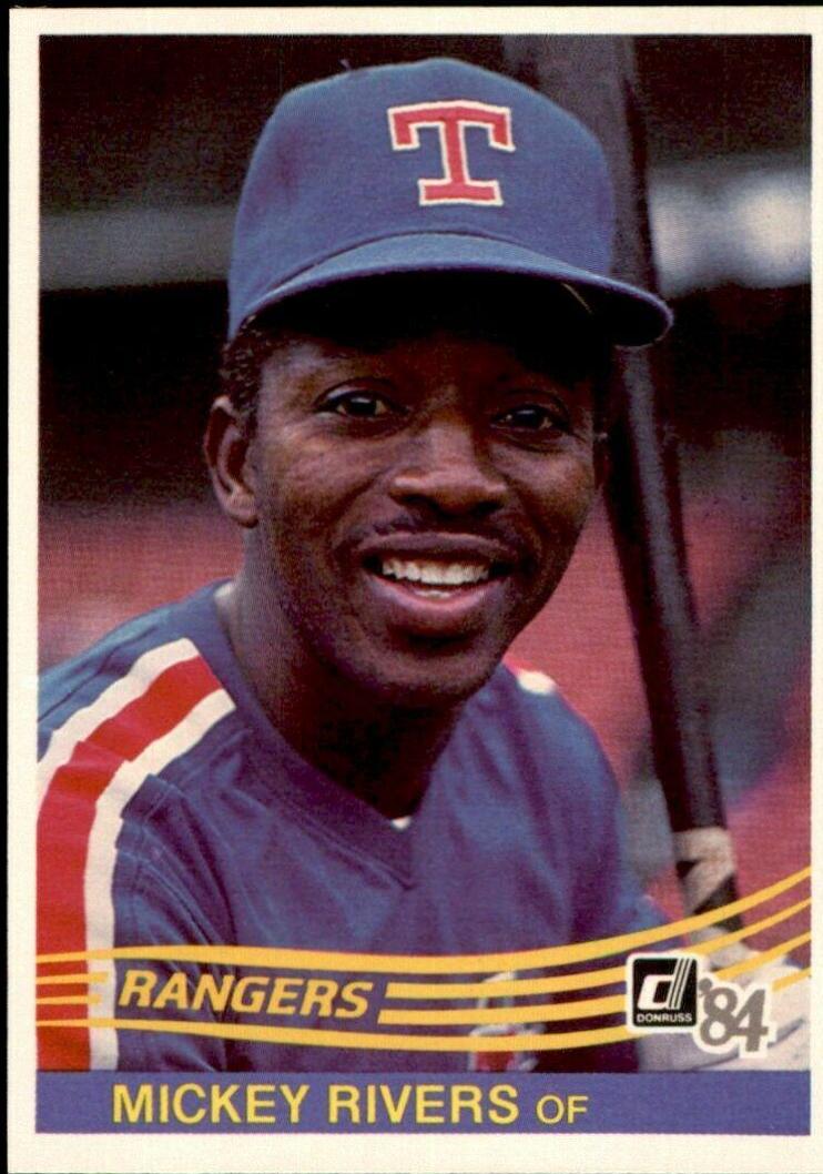 Mickey Rivers Rookie Card Mickey Rivers #465 Prices | 1984 Donruss | Baseball Cards