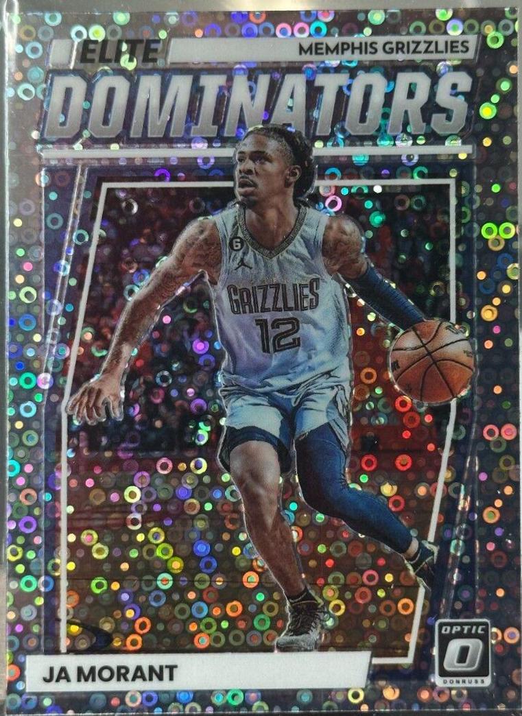 Ja Morant [Holo Fast Break] #5 Basketball Cards 2022 Panini Donruss Optic Elite Dominators