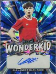 Alejandro Garnacho [Blue Crystal] #WK-AG1 Soccer Cards 2022 Leaf Metal Wonderkid Autographs Prices