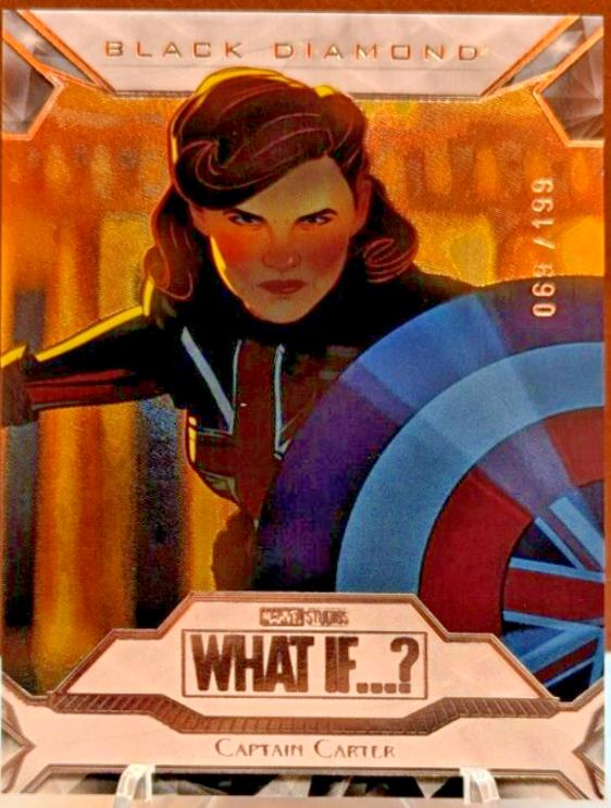 Captain Carter #BD15 Marvel 2023 Upper Deck What If Black Diamond