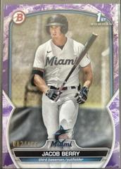 Jacob Berry [Purple Pattern] #BP-108 Baseball Cards 2023 Bowman Paper Prospects Prices