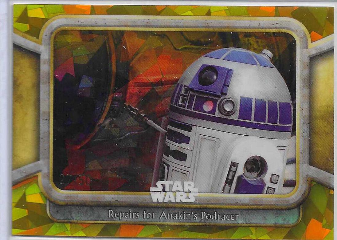 Repairs for Anakin's Podracer [Gold] #43 Star Wars 2024 Topps Chrome Sapphire