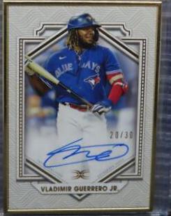 Vladimir Guerrero Jr. #DCFA-VGJ Baseball Cards 2022 Topps Definitive Framed Autograph Collection