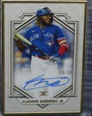 Vladimir Guerrero Jr. #DCFA-VGJ Baseball Cards 2022 Topps Definitive Framed Autograph Collection Prices