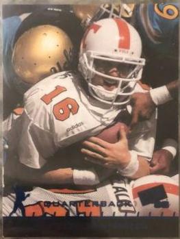 Peyton Manning [Pick Offs Blue] #1 Football Cards 1998 Press Pass