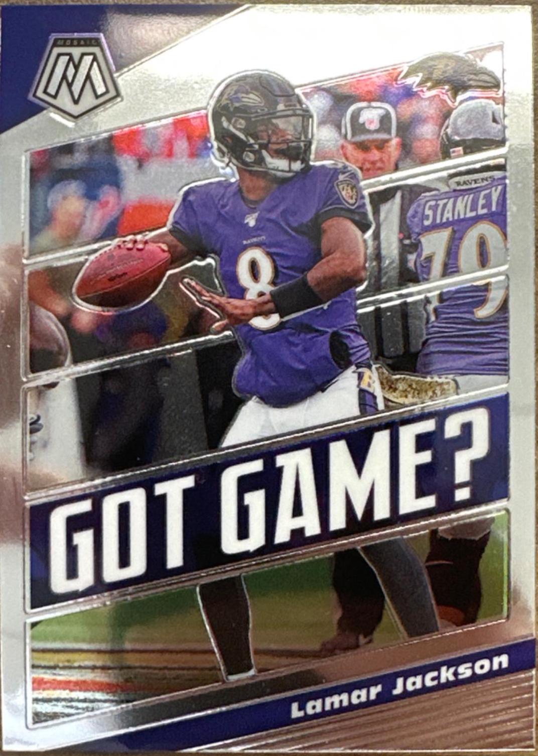 LAMAR JACKSON 2020 PANINI MOSAIC BGS 10 PRISTINE! BALTIMORE RAVENS POP 1! 2024