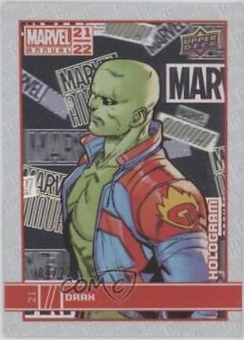 Drax [Hologram] #21 Marvel 2021 Upper Deck Annual