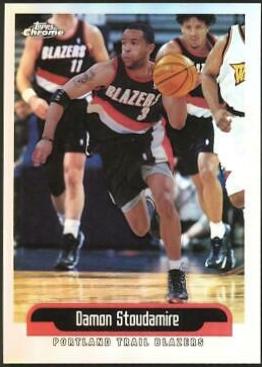 Damon Stoudamire [Refractor] #174 Basketball Cards 1999 Topps Chrome