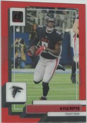 Kyle Pitts [Red] #2 Football Cards 2022 Panini Clearly Donruss Prices