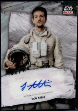 Josef Altin #GA-JA Star Wars 2022 Topps Galaxy Chrome Autograph