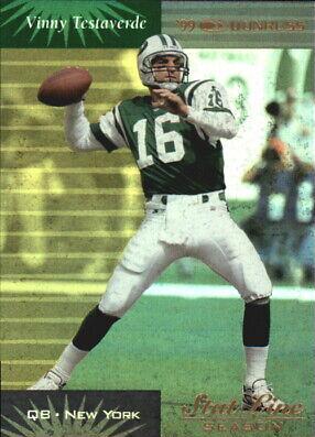 Vinny Testaverde [Season Stat Line] #93 Football Cards 1999 Panini Donruss