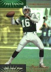 Vinny Testaverde [Season Stat Line] #93 Football Cards 1999 Panini Donruss Prices