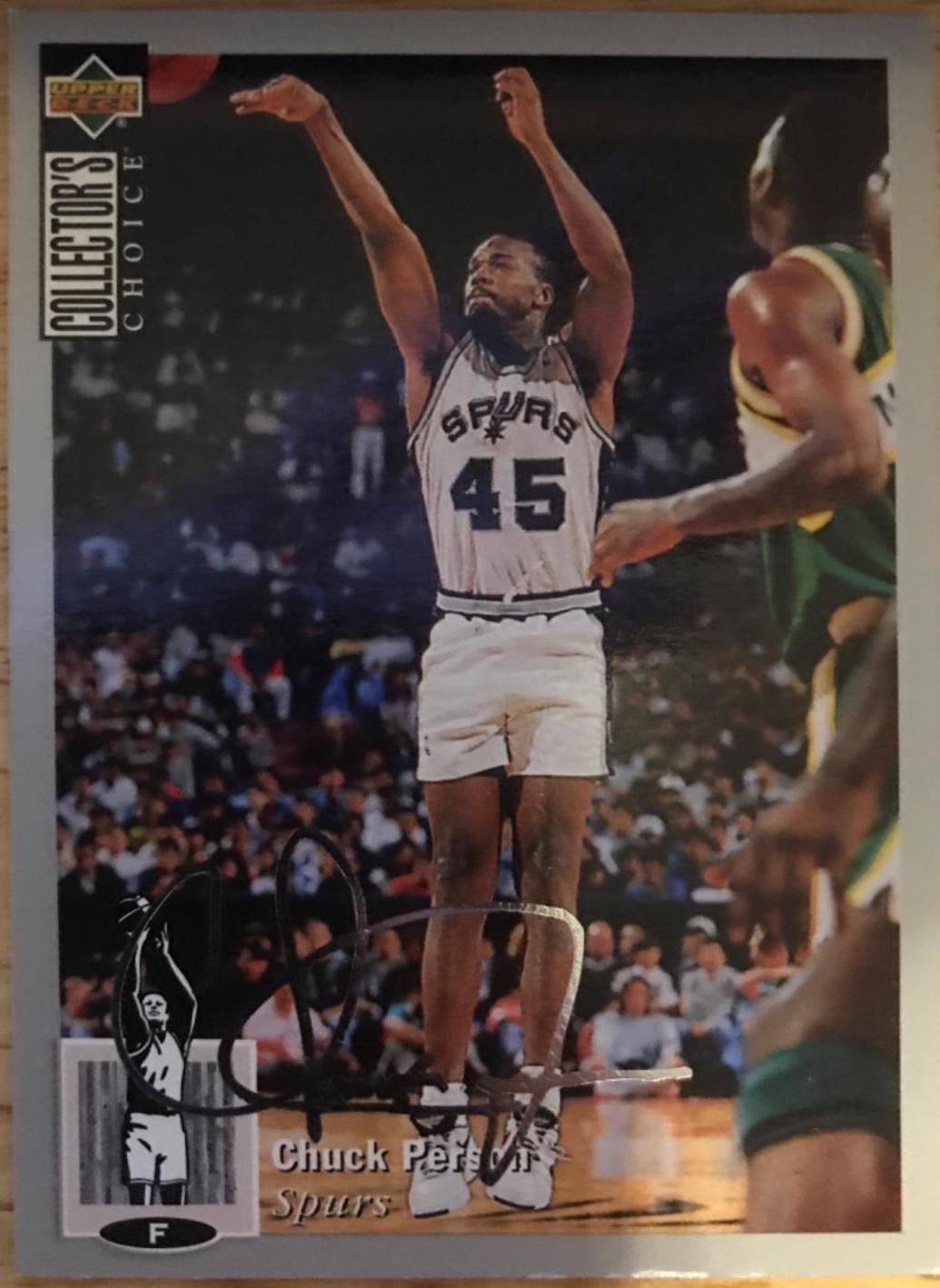 Chuck Person [Silver Signature] #362 Basketball Cards 1994 Collector's Choice