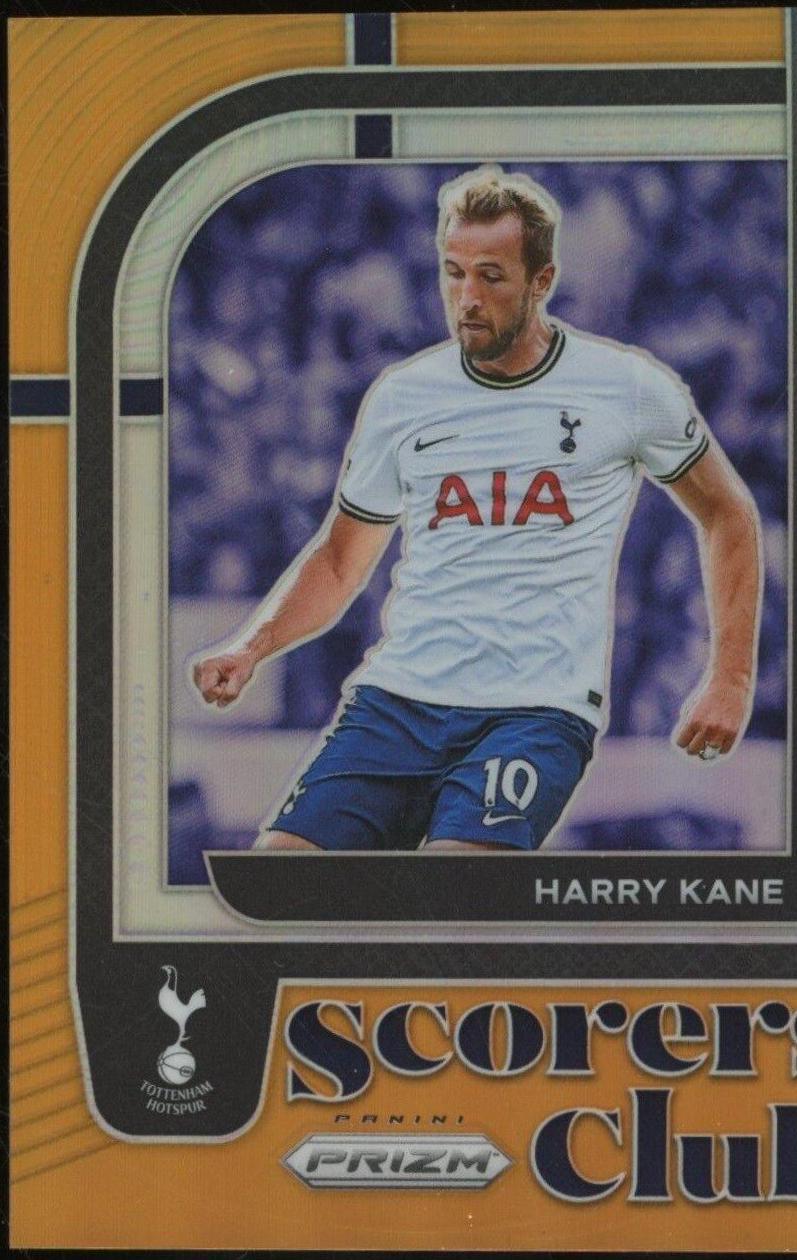 Harry Kane [Orange] #20 Soccer Cards 2022 Panini Prizm Premier League Scorers Club