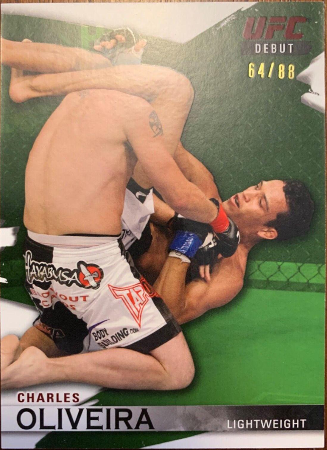 Charles Oliveira [Green] #147 Ufc Cards 2010 Topps UFC Knockout