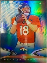 Peyton Manning [Blue] #21 Football Cards 2014 Topps Platinum Prices