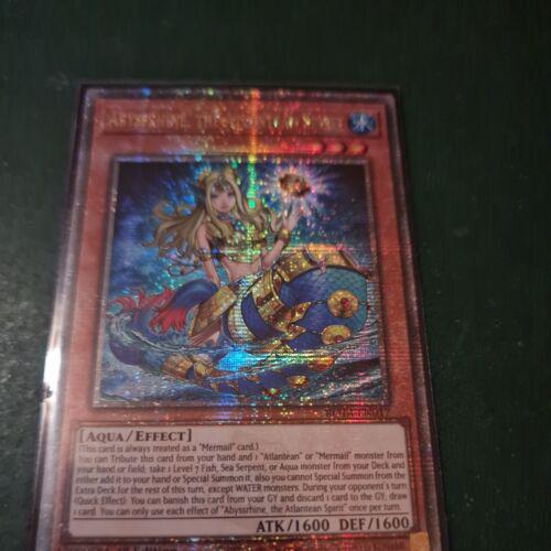 Abyssrhine, the Atlantean Spirit [Quarter Century Secret Rare] ROTA-EN017 YuGiOh Rage of the Abyss