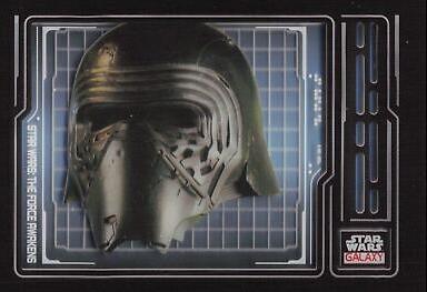 Kylo Ren Helmet #AS-9 Star Wars 2024 Topps Chrome Galaxy Armor Shadowbox