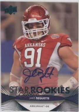 Jake Bequette [Autograph] #95 Football Cards 2012 Upper Deck