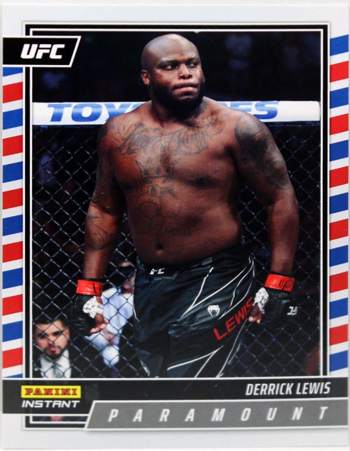 Derrick Lewis #P26 Ufc Cards 2022 Panini Instant UFC Paramount