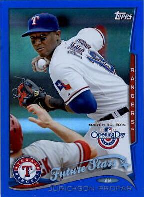 Jurickson Profar [Blue] #90 Baseball Cards 2014 Topps Opening Day