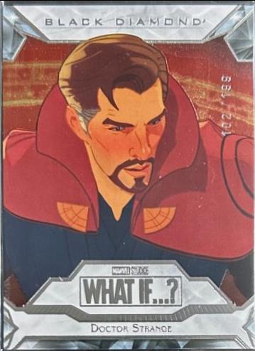 Doctor Strange #BD3 Marvel 2023 Upper Deck What If Black Diamond