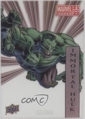 Immortal Hulk #24 Marvel 2021 Upper Deck Annual Suspended Animation