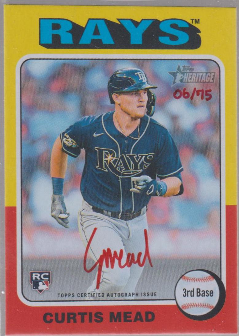 Curtis Mead [Special Edition Red Ink] ROACME Prices 2024 Topps