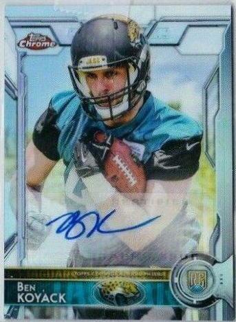 Ben Koyack [Autograph Refractor] #145 Football Cards 2015 Topps Chrome Mini