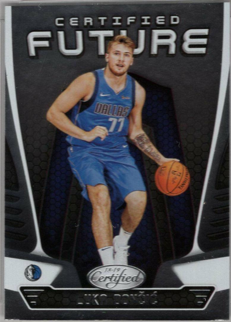 Luka Doncic #CF-3 Basketball Cards 2018 Panini Certified Future