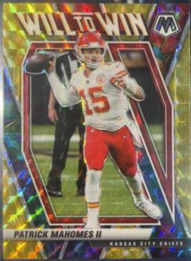 Patrick Mahomes Will TO WIN -Green cheapest Mosaic PSA 10